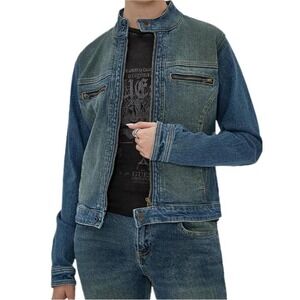 GUESS Originals Moto Zip‎ Up Jacket SKUW566